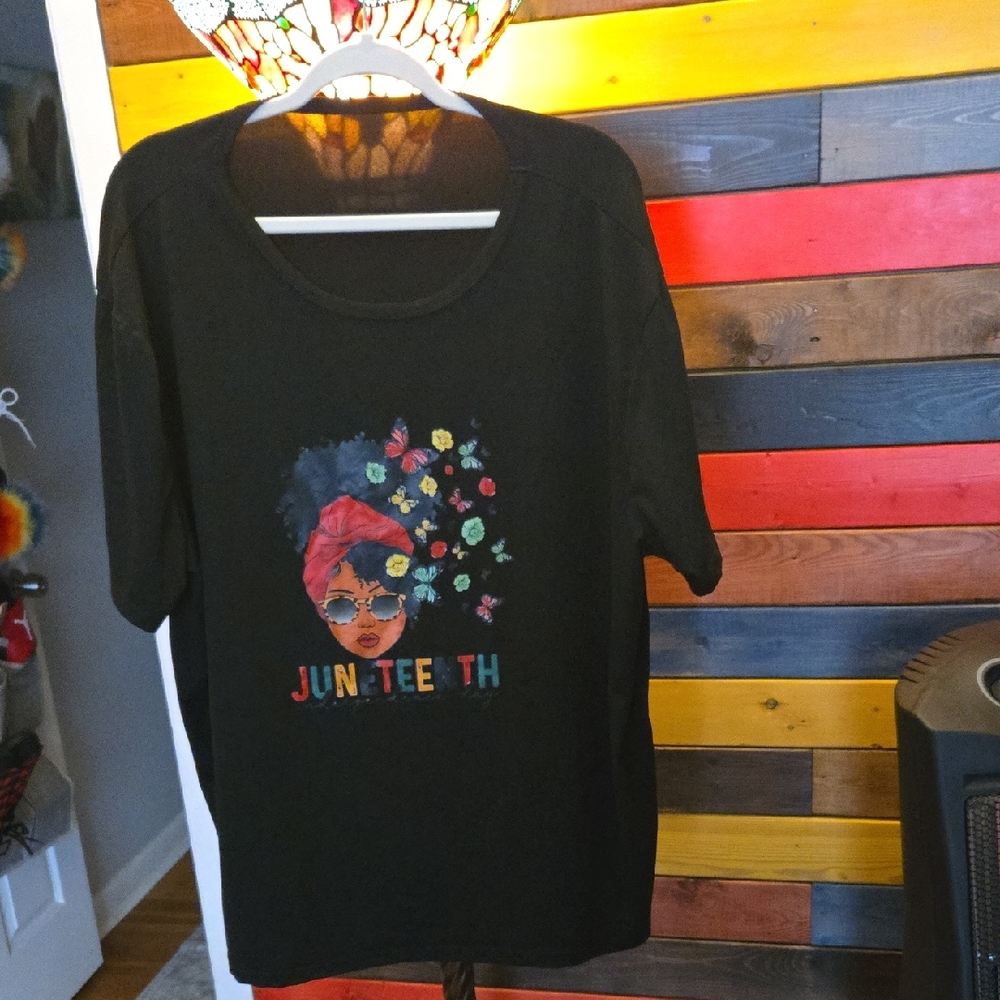 Juneteenth Women's T-Shirt - Black❤️
